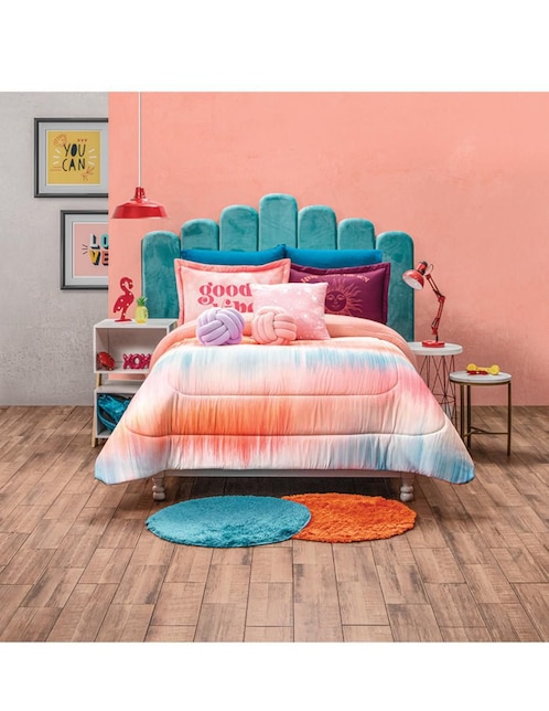 Edredón Ligero Con Fundas Y Cojín Aurora - Concord