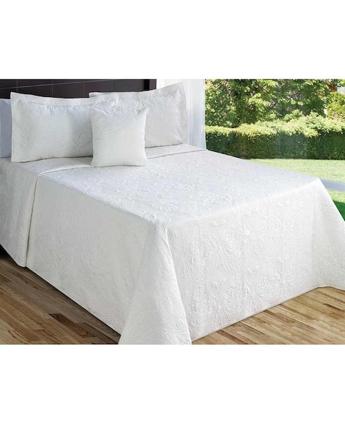 Set de colcha Dormireal Grecia blanco