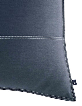 Cojín Nautica Seaward Applique azul marino