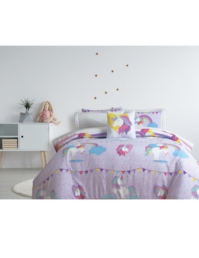 Set De Edredón Haus Kids Unicorn Lila