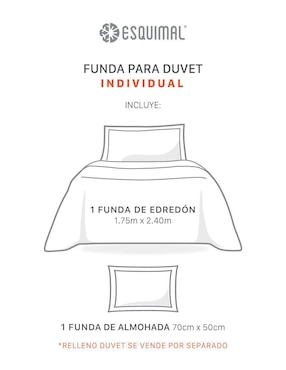 Funda para duvet Esquimal Gastón