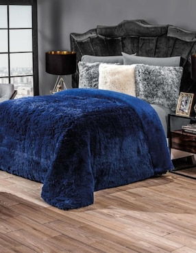 Cobertor Intima Hogar Platino Faux Fur