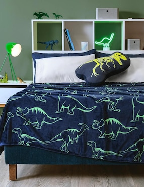 Cobertor Vianney Dinos Glow In Dark