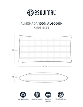 Almohada Esquimal firmeza media