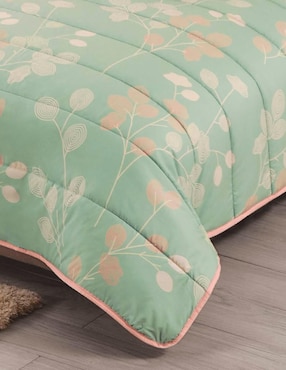 Set edredón Concord Hojas Menta