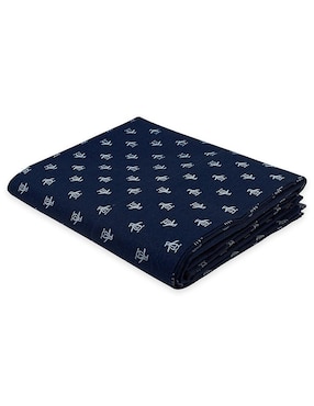 Juego de sábanas de microfibra 100 hilos Original Penguin logo navy mf