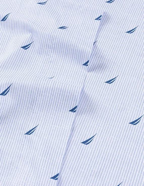 Juego de sábanas de microfibra Nautica Promos J Class Pinstripe