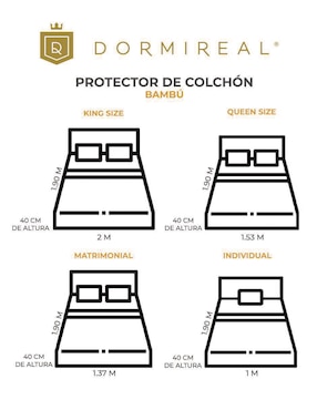 Protector de colchón Dormireal