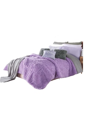 Cobertor Concord Shaggy estampado texturizado
