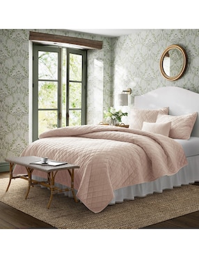 Set De Colcha Laura Ashley Coverlet Pink