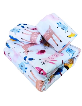 Juego de sábanas de microfibra Rebeca Koala Estampada