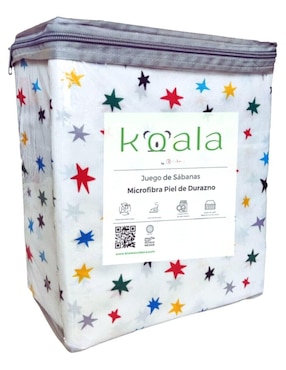 Juego de sábanas de microfibra Rebeca Koala Estampado