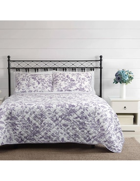 Set De Colcha Laura Ashley Delila Plum