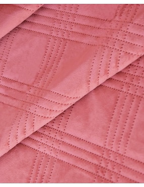 Set de colcha Dormireal Velvet Palo De Rosa