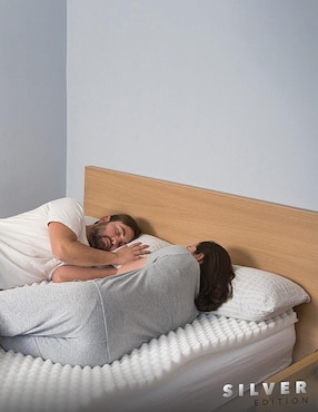 Set de almohada Silver Edition Four Pack Silver Estándar y Jumbo firmeza media