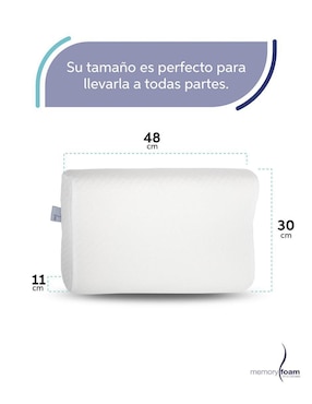 Almohada Memory Foam Two Pack Mixto Super Suave/Makura firmeza media
