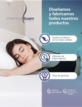 Almohada Memory Foam Two Pack Makura firmeza media