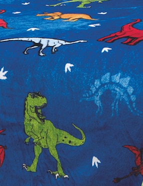 Cobertor Elefantito Hogar estampado dinosaurio