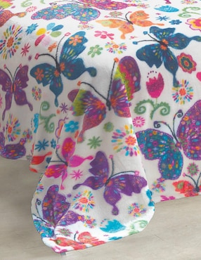 Cobertor Elefantito Hogar estampado floral