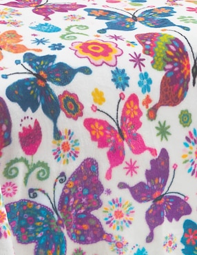 Cobertor Elefantito Hogar estampado floral