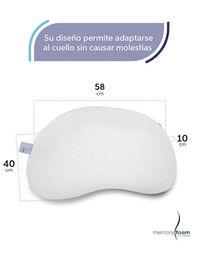 Almohada Memory Foam Luna firmeza media