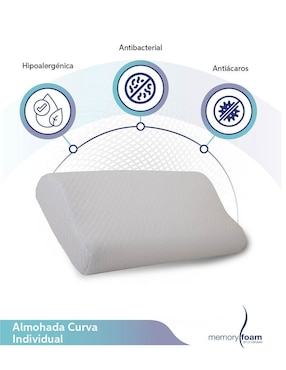Almohada Memory Foam firmeza media