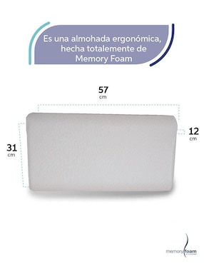 Almohada Memory Foam firmeza media