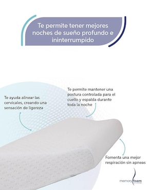 Almohada Memory Foam firmeza media