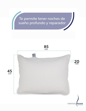 Almohada Memory Foam Cloud firmeza media