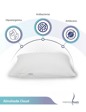 Almohada Memory Foam Cloud firmeza media
