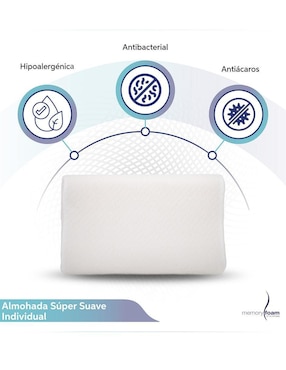 Almohada Memory Foam firmeza media