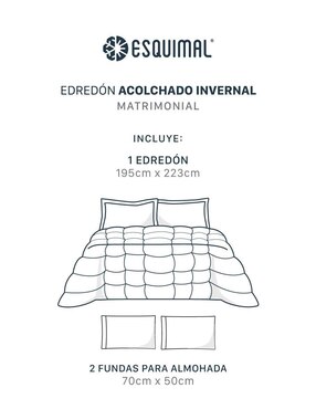 Cobertor Esquimal Invernal estampado geométrico