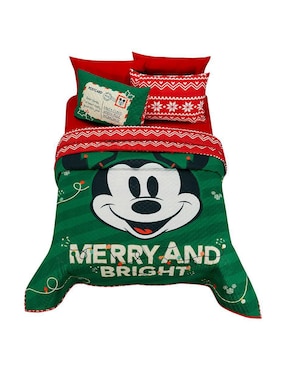 Set De Colcha Providencia Mickey Merry And Bright