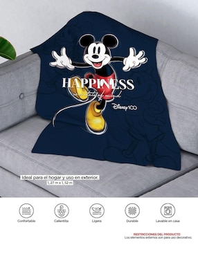 Cobertor Mickey Mouse Providencia Disney 100 estampado infantil