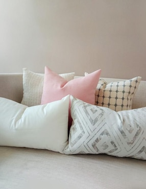 Set de cojín decorativo Ma Monu Pink White