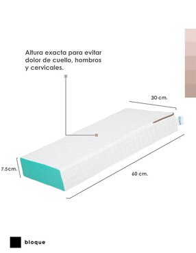 Almohada Bloque firmeza media