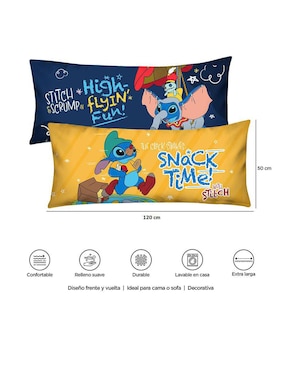 Almohada Providencia Súper Jumbo Stitch Fun firmeza media