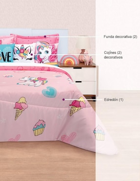 Set edredón Elefantito Hogar Unicornio
