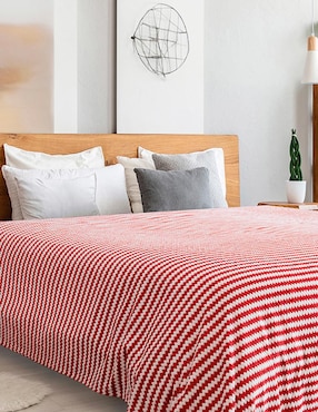 Cobertor Dormireal Calgary estampado a rayas