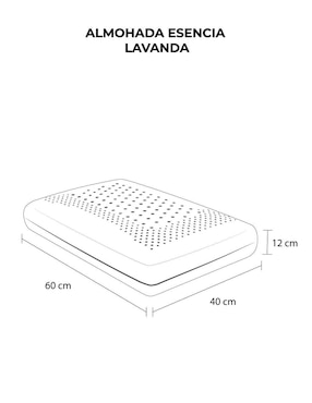 Almohada Roomi Aromaterapia Lavanda firmeza media