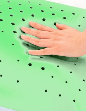 Almohada Roomi Aromaterapia Menta Estándar firmeza media