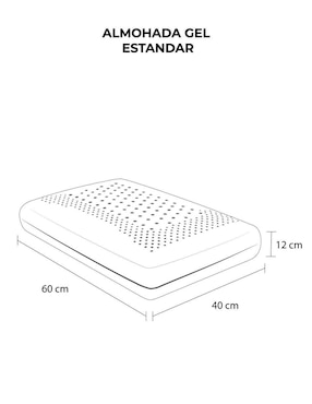 Almohada Roomi Fresh Pillow Gel firmeza media