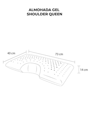 Almohada Roomi Shoulder Fresh Pillow Gel firmeza media