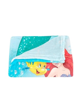 Cobertor Ariel Providencia Sirenita peces estampado infantil
