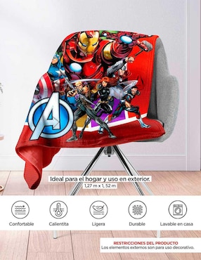 Cobertor Avengers Providencia estampado infantil
