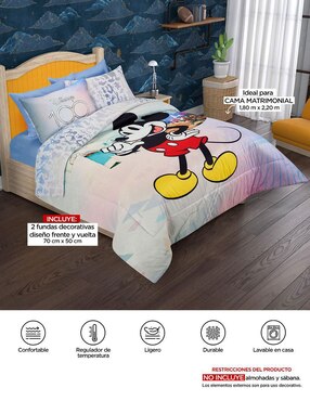 Set edredón Providencia Disney 100 Mickey