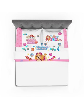 Juego de sábanas de microfibra Providencia Paw Patrol Flores