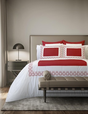 Set Duvet Tassara Piero Red