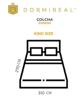 Colcha Dormireal Emboss