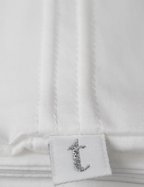 Juego de sábanas de algodón 200 hilos Tassara Fiorella White